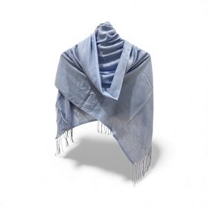 Elegant Light Blue Women's Pashmina Scarf NWOT